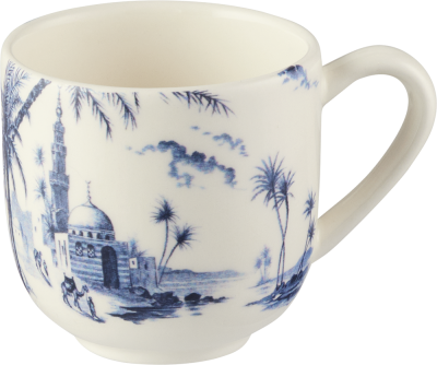 Чашка кофейная с блюдцем Blue 2шт