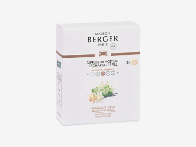 Сменные блоки 2шт для автодиффузора-клипсы Черная ангелика