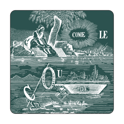 Набор из 4 подставок под бокалы