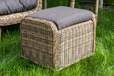 "Толедо" лаунж-зона из искусственного ротанга, цвет соломенный