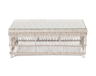 "Гранд Латте" стол журнальный из искусственного ротанга, цвет бежевый